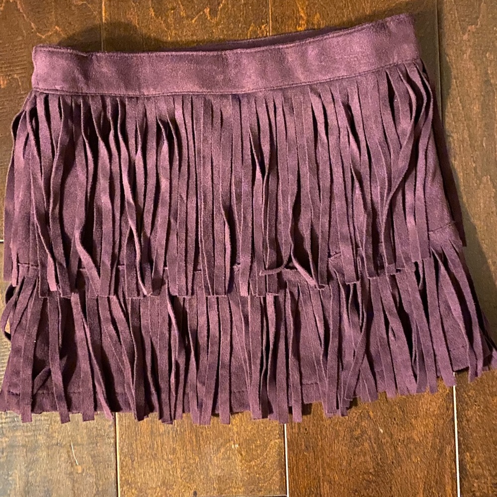 Peek a boot socks fringe skirt, YL